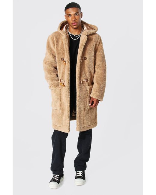 hooded duffle coat