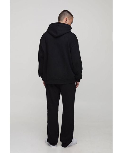 BoohooMAN Black Basic Straight Leg Jogger for men