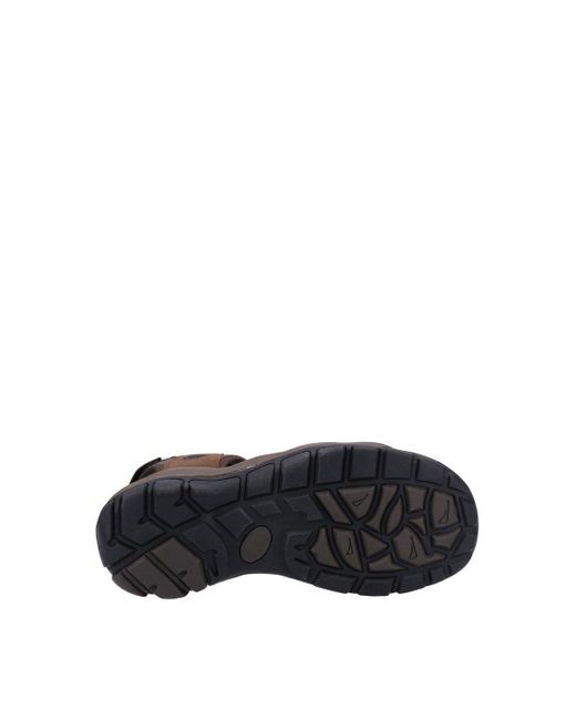 BoohooMAN Brown Hush Puppies Peru Sandal for men