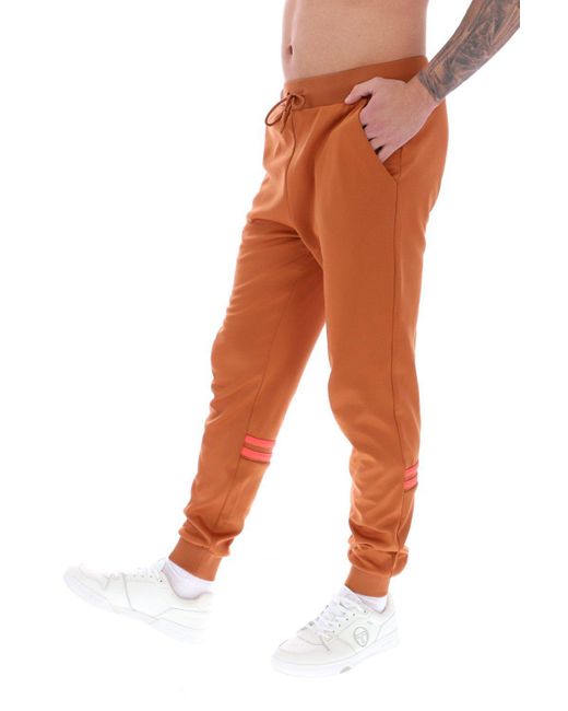 BoohooMAN Orange Dallas Track Pant Mocha Bisque for men