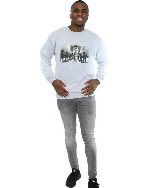BoohooMAN Blue Disney Toy Story Evil Dr Pork Chop Sweatshirt for men