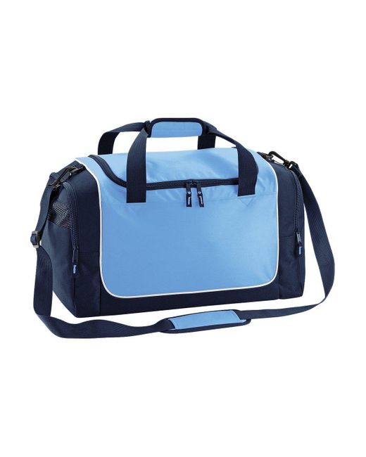 BoohooMAN Blue Quadra Teamwear Locker Duffle Bag (30 Litres) for men