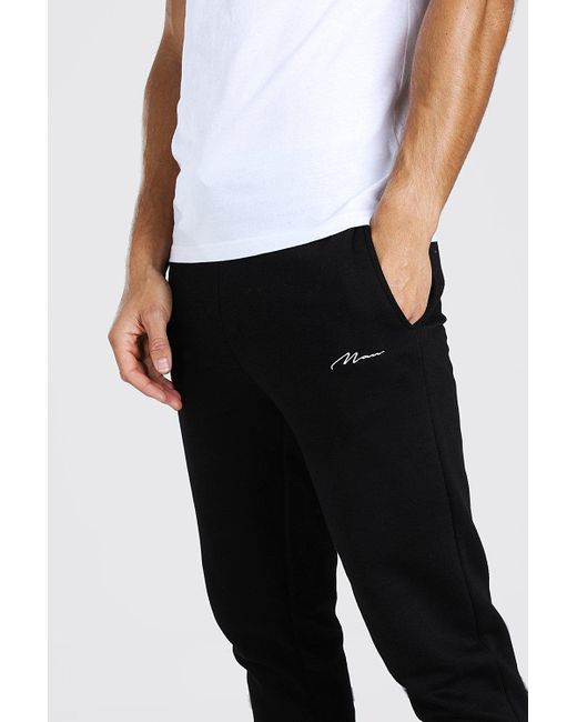 Boohooman joggers black Clearance