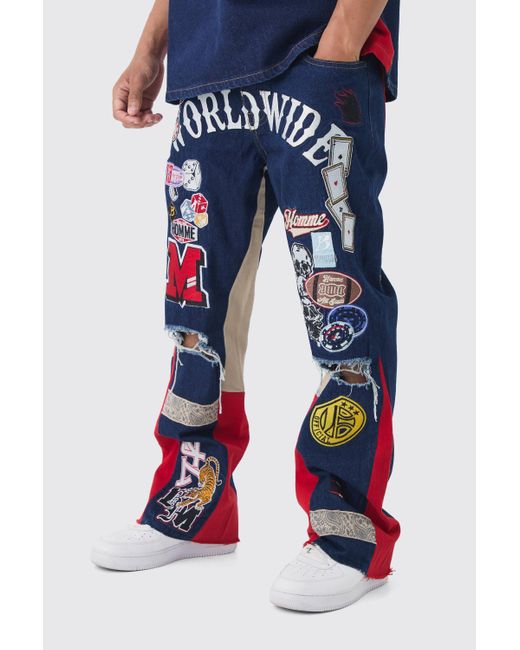 パンツ thisuniform applique patch jeans APPLIQUE PATCH JEANS – This Uniform