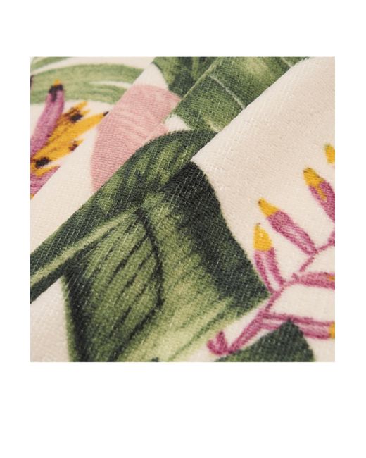BoohooMAN Gray Ohs Palm Leaf Towel Bath Quick Dry Summer Travel Microfibre Absorbent Swim for men