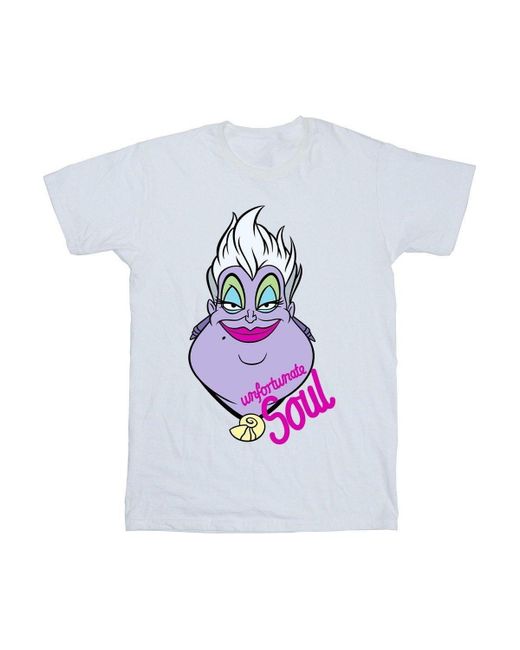 BoohooMAN Gray Disney Villains Ursula Unfortunate Soul T-shirt for men