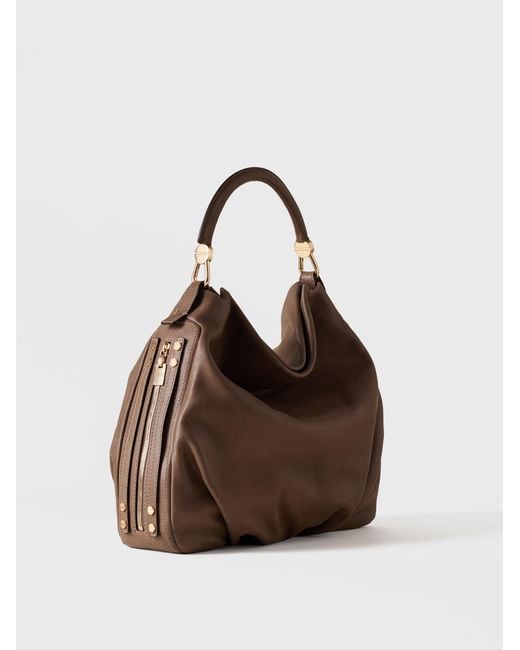 Bice Borsa Hobo Medium di Borbonese in Natural