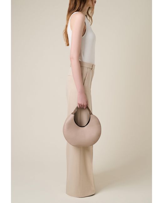 Full Moon Borsa Hobo Medium di Borbonese in Natural