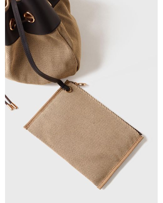 Collier Borsa Hobo Medium di Borbonese in White