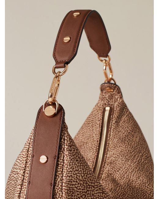 Frame Borsa Hobo Medium di Borbonese in Natural
