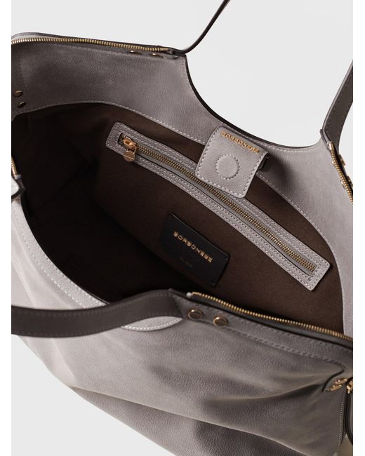 Bice Borsa Shopping Large di Borbonese in Natural