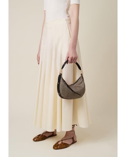Frame Borsa Hobo Small di Borbonese in Natural