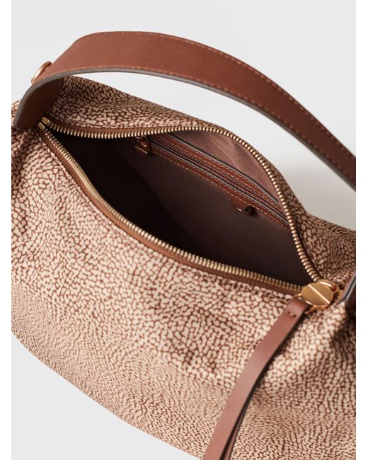 Prive Borsa Hobo Small di Borbonese in Natural
