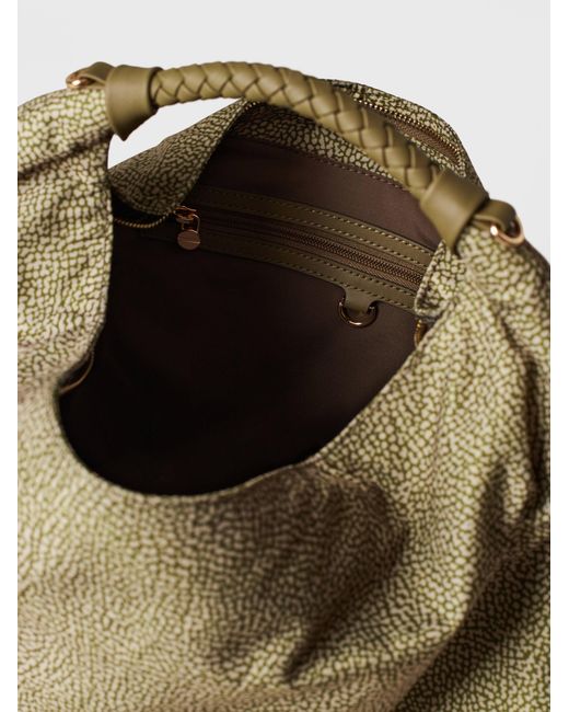 Plie Borsa Hobo Medium di Borbonese in Natural