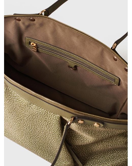 Frame Borsa Bauletto Medium di Borbonese in Natural