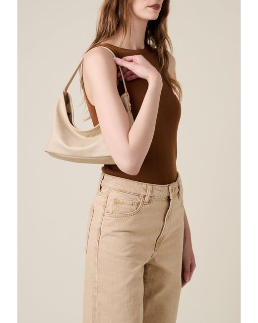 Flight Borsa Hobo Small di Borbonese in Natural