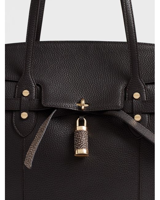 Premiere Borsa Shopping Large di Borbonese in Black