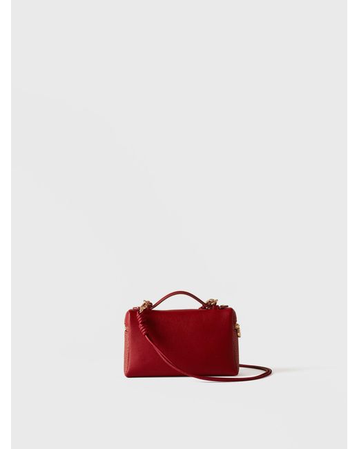 Gemini Tracolla Small di Borbonese in Red
