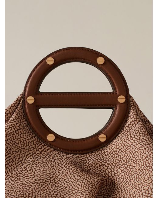 Vis A Vis Bauletto Medium di Borbonese in Brown