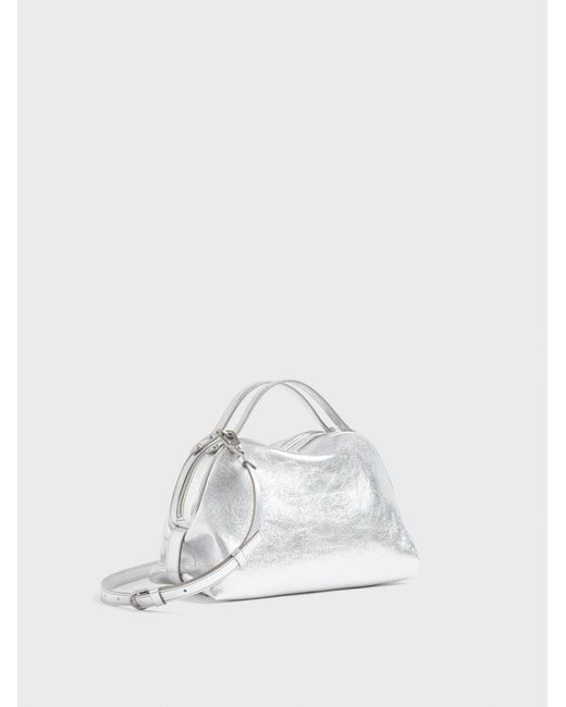 Bauletto Small di Borbonese in White