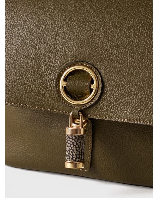 Premiere Borsa Hobo Medium di Borbonese in Natural