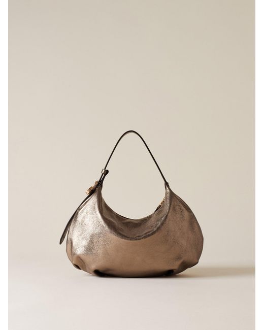 Prive Borsa Hobo Small di Borbonese in Natural