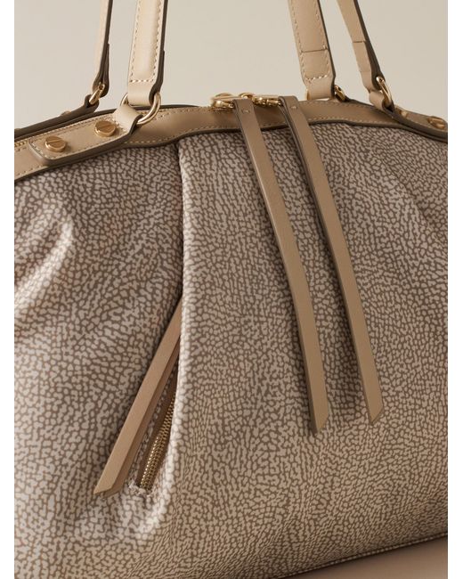 Frame Borsa Bauletto Medium di Borbonese in Natural