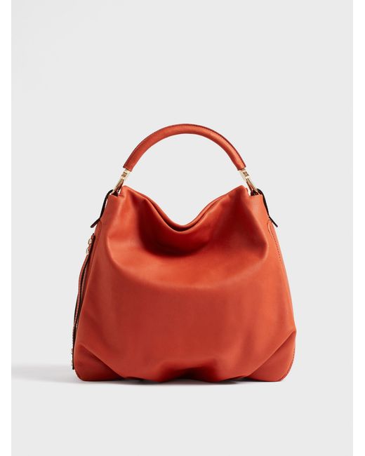Bice Borsa Hobo Medium di Borbonese in Red