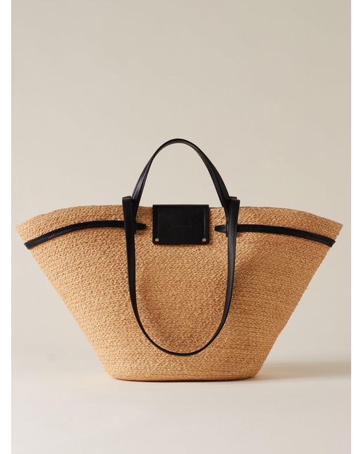 Shopping Bag di Borbonese in Natural