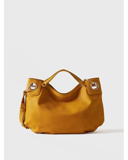 London Borsa Hobo Medium di Borbonese in Natural