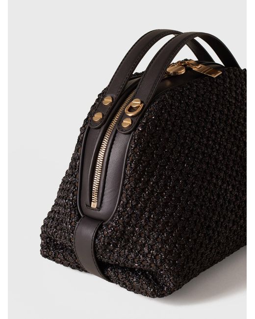 Bauletto Small di Borbonese in Black
