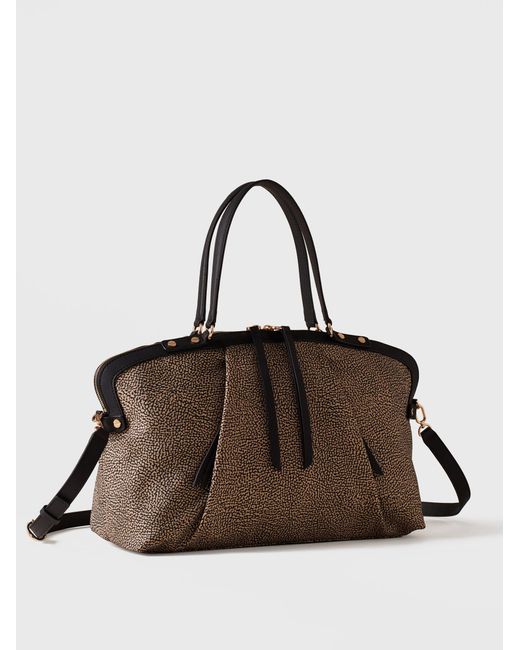 Frame Borsa Bauletto Medium di Borbonese in Brown
