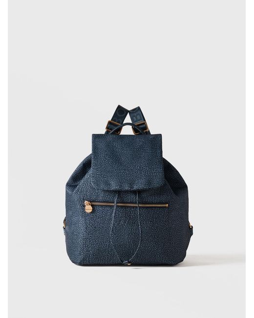 Zaino Eco Line Medium di Borbonese in Blue