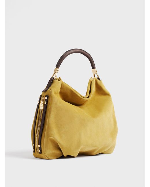 Bice Borsa Hobo Medium di Borbonese in Yellow