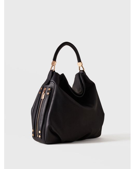 Bice Borsa Hobo Medium di Borbonese in Black