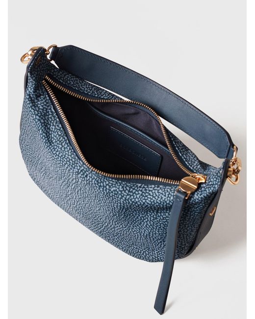 Frame Borsa Hobo Small di Borbonese in Blue