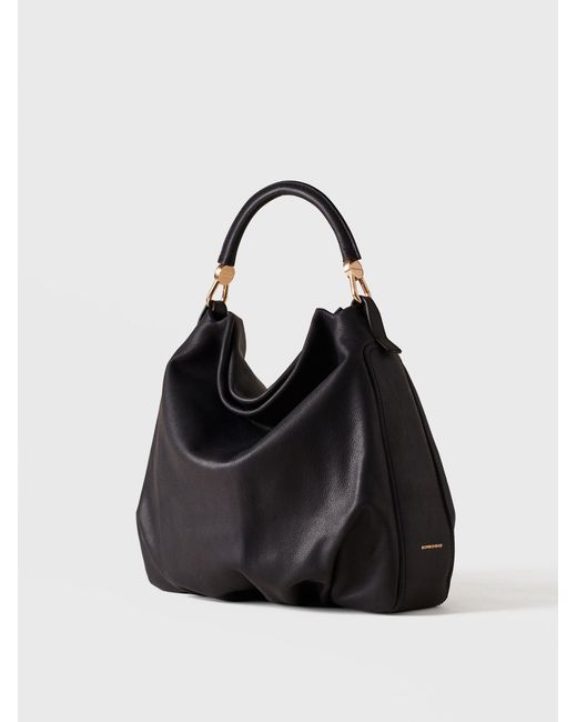 Bice Borsa Hobo Medium di Borbonese in Black
