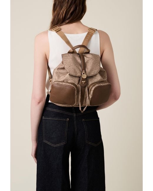 Poche Zaino Medium di Borbonese in Brown