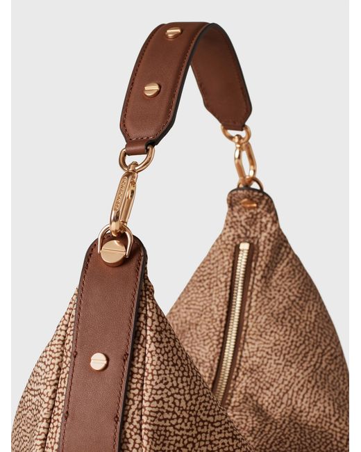 Frame Borsa Hobo Medium di Borbonese in Natural