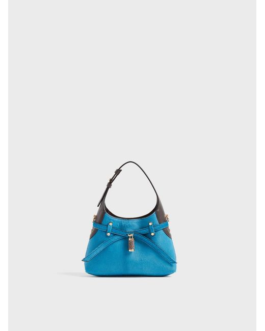 B-Halo Borsa Mini di Borbonese in Blue