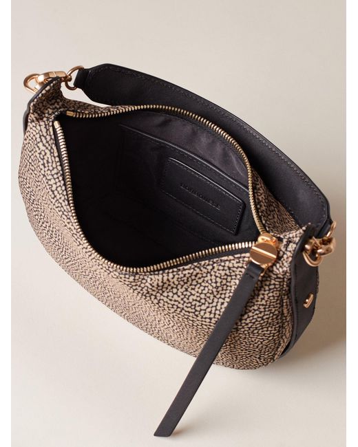 Frame Borsa Hobo Small di Borbonese in Natural