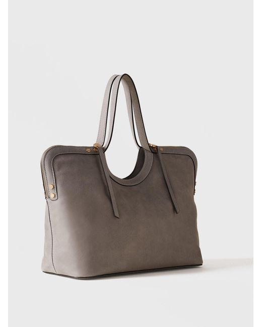 Bice Borsa Shopping Large di Borbonese in Natural
