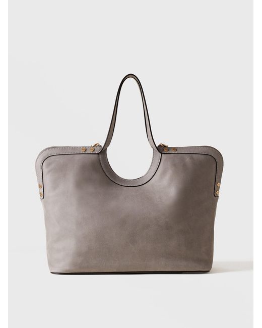 Bice Borsa Shopping Large di Borbonese in Natural