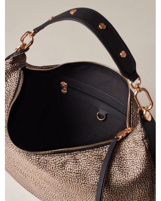 Frame Borsa Hobo Medium di Borbonese in Natural
