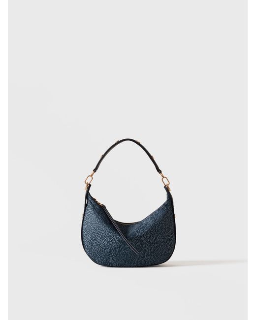 Frame Borsa Hobo Small di Borbonese in Blue