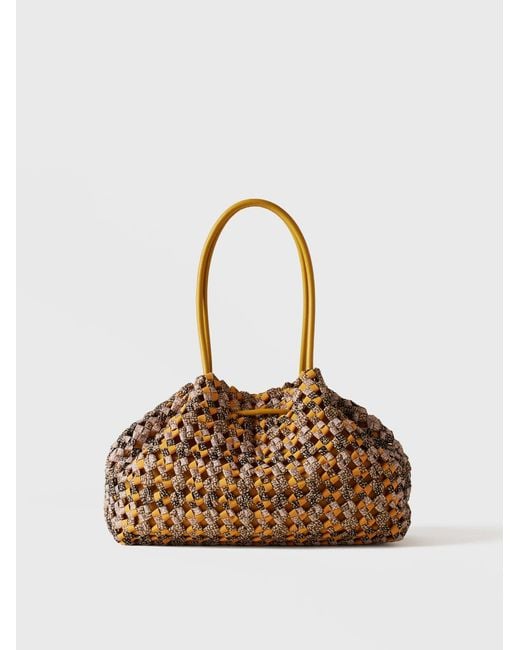 La Nido Borsa Shopping Medium di Borbonese in Natural