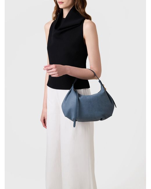 Prive Borsa Hobo Small di Borbonese in Blue