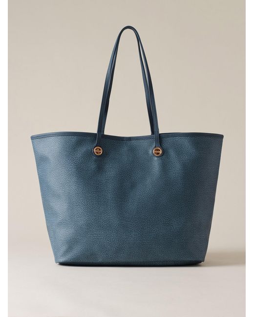 Flight Borsa Shopping Large di Borbonese in Blue