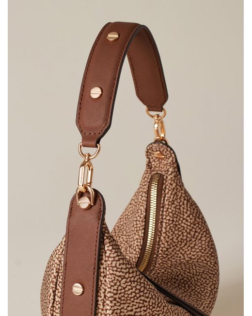 Frame Borsa Hobo Small di Borbonese in Natural