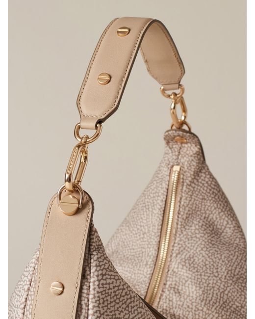 Frame Borsa Hobo Medium di Borbonese in Natural